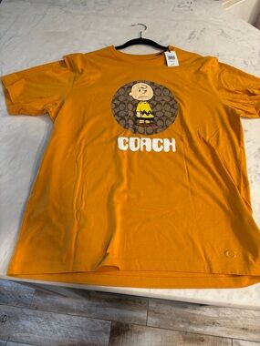 Coach X Peanuts Charlie Brown Signature T Shirt